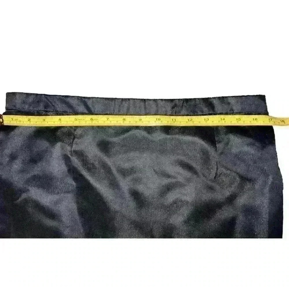 mirella cavorso Career Black Summer Pencil Work skirt size XL - Picture 3 of 4